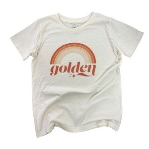 Saint Ida Girls Golden Short Sleeve Shirt